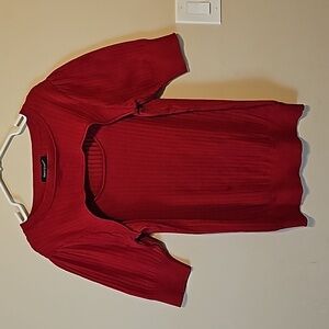 Ashley Stewart Sweater‎ Size 22/24 Red
